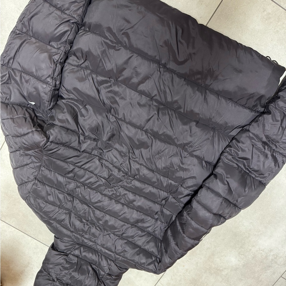 Point Zero Black Puffer Jacket Size Medium - image 6